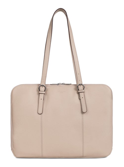 Sac porté épaule 2 anses  15" & A4  Cuir CONFORT - Kiabi