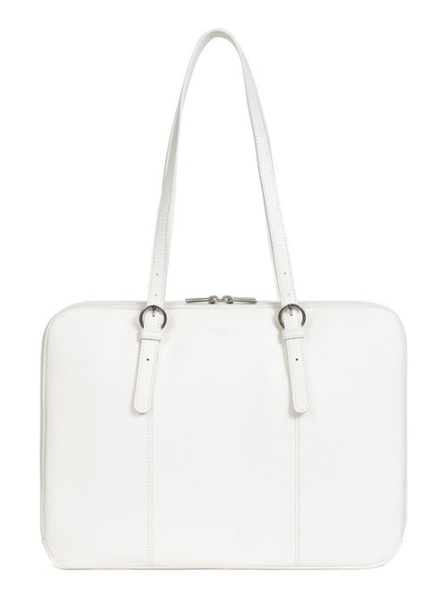 Sac porté épaule 2 anses  15" & A4  Cuir CONFORT - Kiabi