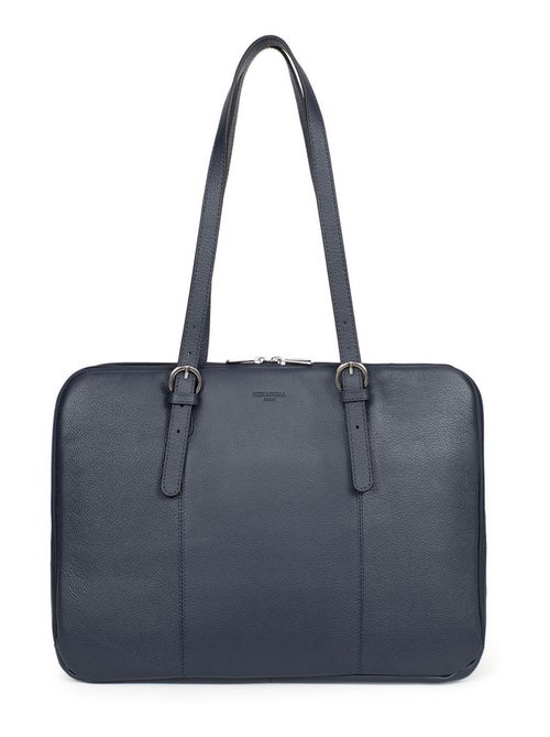 Sac porté épaule 2 anses  15" & A4  Cuir CONFORT - Kiabi