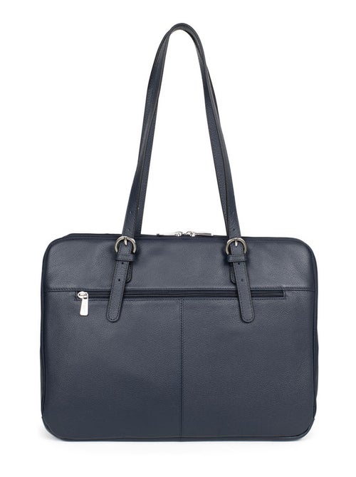 Sac porté épaule 2 anses  15" & A4  Cuir CONFORT - Kiabi