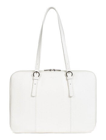Sac porté épaule 2 anses 15" & a4 cuir confort hexagona