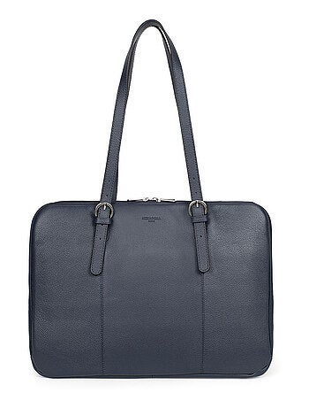 Sac porté épaule 2 anses 15" & a4 cuir confort hexagona