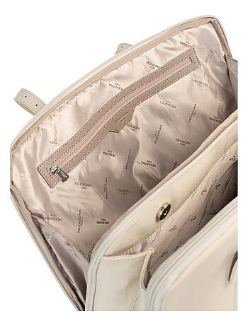 Sac porté épaule 2 anses 15" & a4 cuir confort hexagona