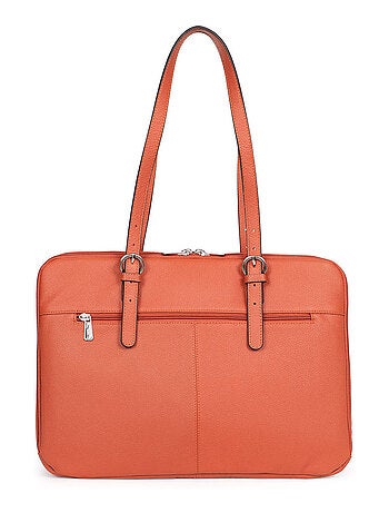Sac porté épaule 2 anses 15" & a4 cuir confort hexagona