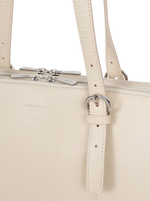 Sac porté épaule 2 anses  15" & A4  Cuir CONFORT - Kiabi