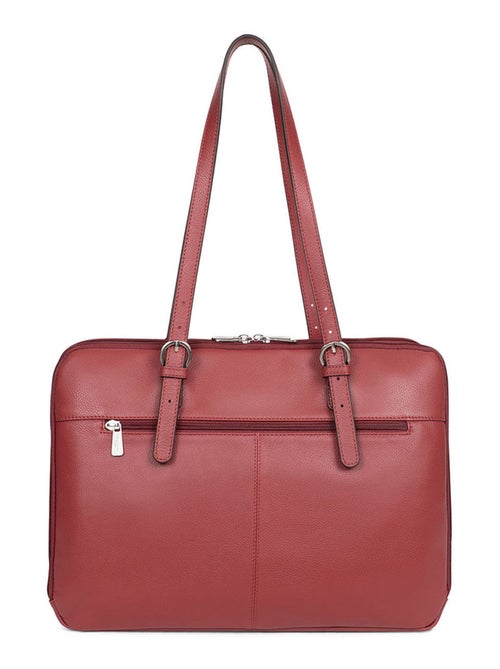 Sac porté épaule 2 anses  15" & A4  Cuir CONFORT - Kiabi