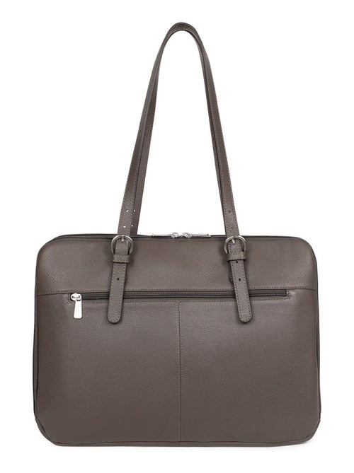 Sac porté épaule 2 anses  15" & A4  Cuir CONFORT - Kiabi