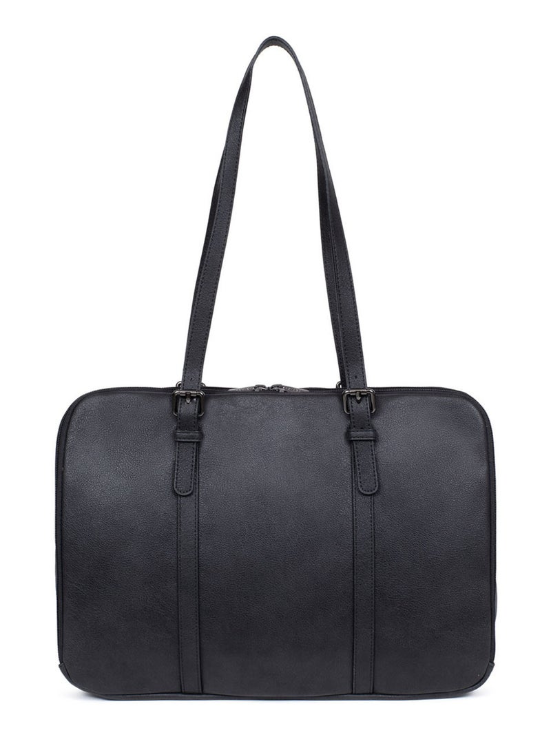 Sac porté épaule 2 anses  15" & A4 GRACIEUSE Noir - Kiabi