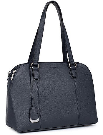 Sac porté épaule 2 anses a4 cuir confort hexagona