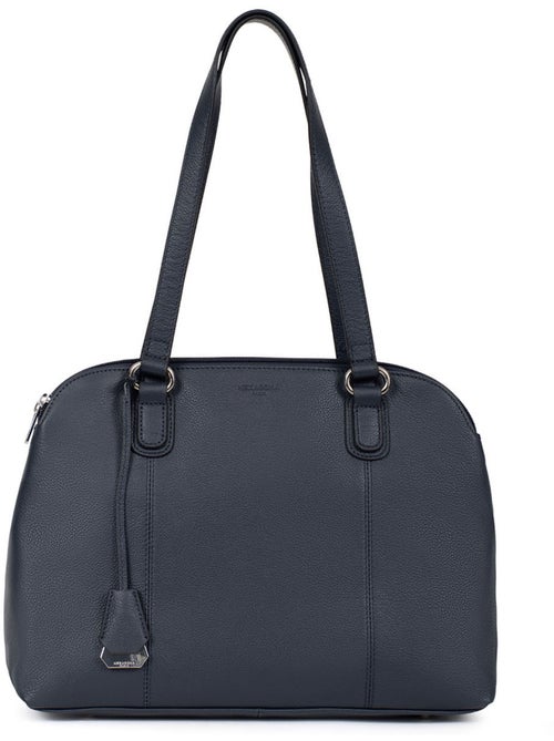 Sac porté épaule 2 anses  a4  cuir confort hexagona - Kiabi