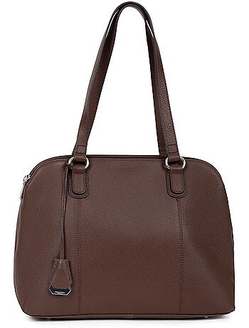 Sac porté épaule 2 anses a4 cuir confort hexagona