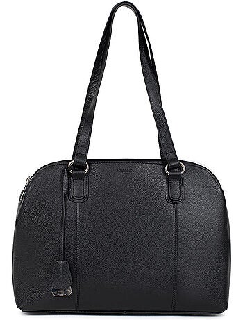 Sac porté épaule 2 anses a4 cuir confort hexagona