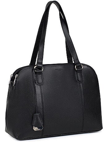Sac porté épaule 2 anses a4 cuir confort hexagona