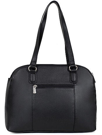 Sac porté épaule 2 anses a4 cuir confort hexagona