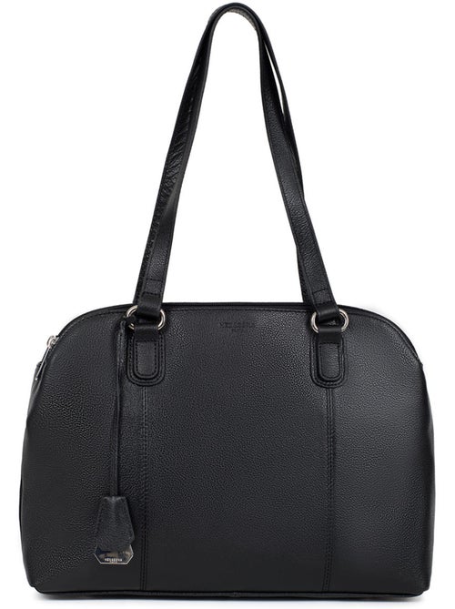 Sac porté épaule 2 anses  a4  cuir confort hexagona - Kiabi