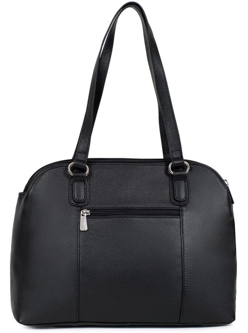 Sac porté épaule 2 anses  a4  cuir confort hexagona - Kiabi