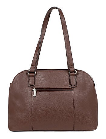 Sac porté épaule 2 anses A4 Cuir CONFORT