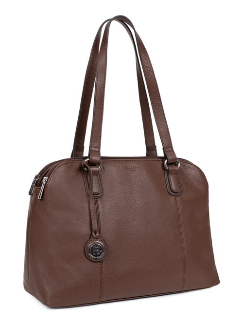Sac porté épaule 2 anses  A4  Cuir CONFORT - Kiabi