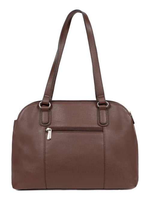 Sac porté épaule 2 anses  A4  Cuir CONFORT - Kiabi