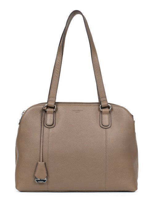 Sac porté épaule 2 anses  A4  Cuir CONFORT - Kiabi