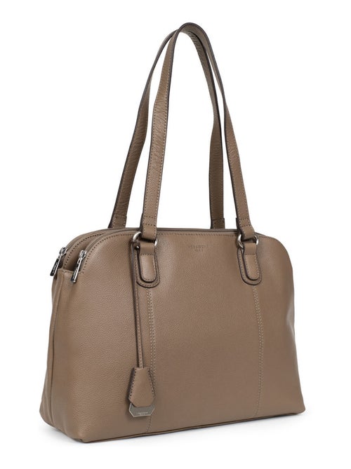 Sac porté épaule 2 anses  A4  Cuir CONFORT - Kiabi