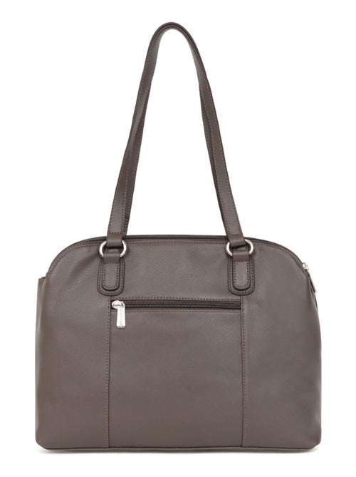 Sac porté épaule 2 anses  A4  Cuir CONFORT - Kiabi