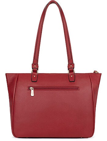 Sac porté épaule 2 anses A4 Cuir de vachette TAIMA