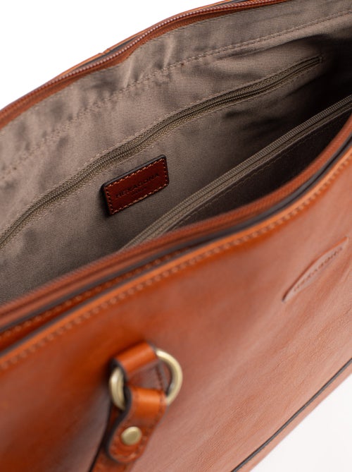Sac porté épaule 2 anses  A4  Cuir JEANNE - Kiabi