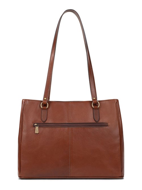 Sac porté épaule 2 anses  A4  Cuir JEANNE - Kiabi