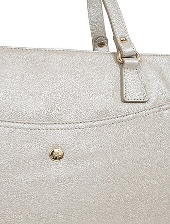 Sac porté épaule 2 anses A4 Cuir LUNA