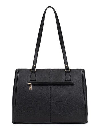 Sac porté épaule 2 anses a4 cuir luna hexagona