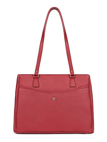 Sac porté épaule 2 anses a4 cuir luna hexagona