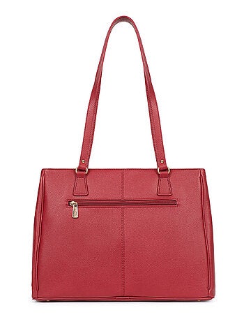 Sac porté épaule 2 anses a4 cuir luna hexagona