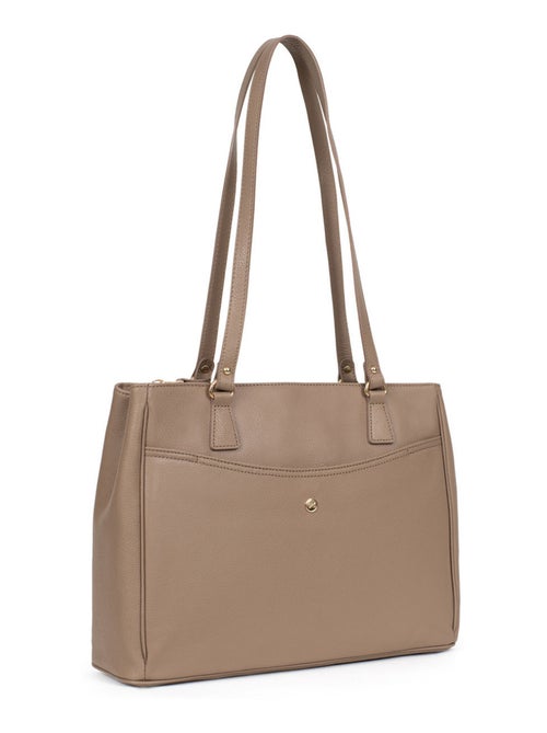 Sac porté épaule 2 anses  A4  Cuir LUNA - Kiabi