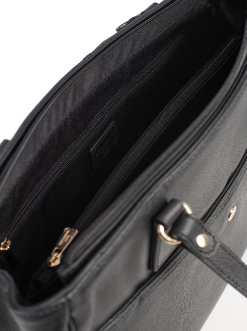 Sac porté épaule 2 anses  A4  Cuir LUNA - Kiabi