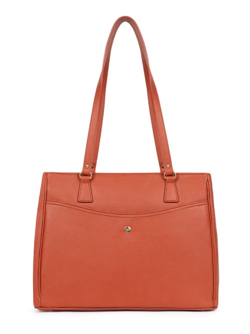 Sac porté épaule 2 anses  A4  Cuir LUNA - Kiabi