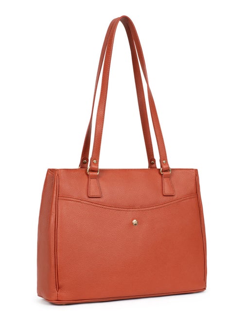 Sac porté épaule 2 anses  A4  Cuir LUNA - Kiabi