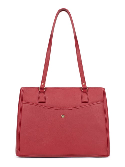 Sac porté épaule 2 anses  A4  Cuir LUNA - Kiabi