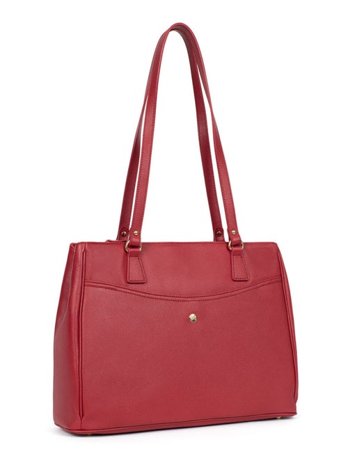 Sac porté épaule 2 anses  A4  Cuir LUNA - Kiabi
