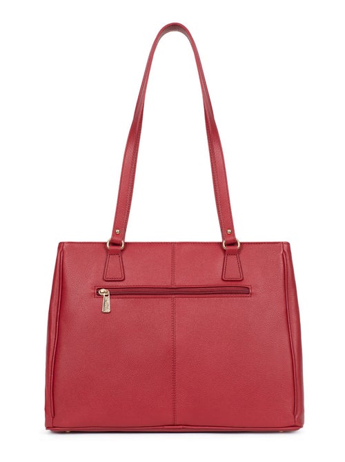 Sac porté épaule 2 anses  A4  Cuir LUNA - Kiabi