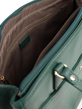 Sac porté épaule 2 anses A4 Cuir LUNA