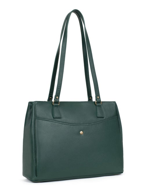 Sac porté épaule 2 anses  A4  Cuir LUNA - Kiabi