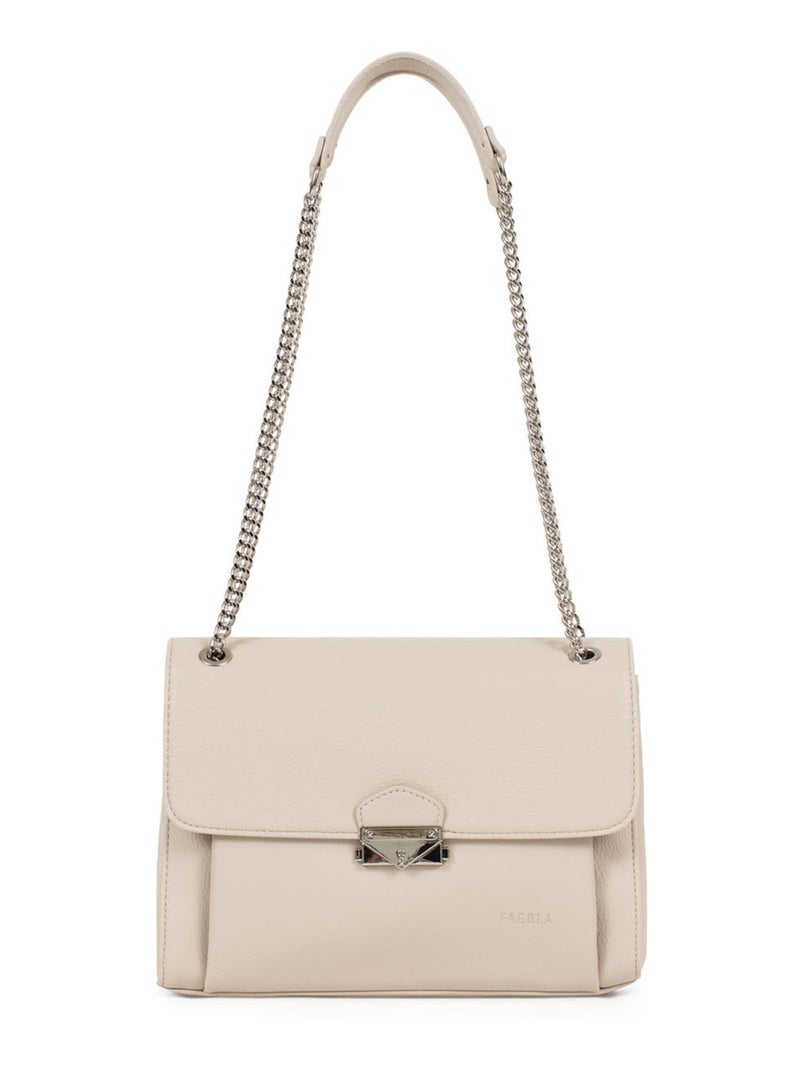 Sac porté épaule 2 anses Beige clair - Kiabi