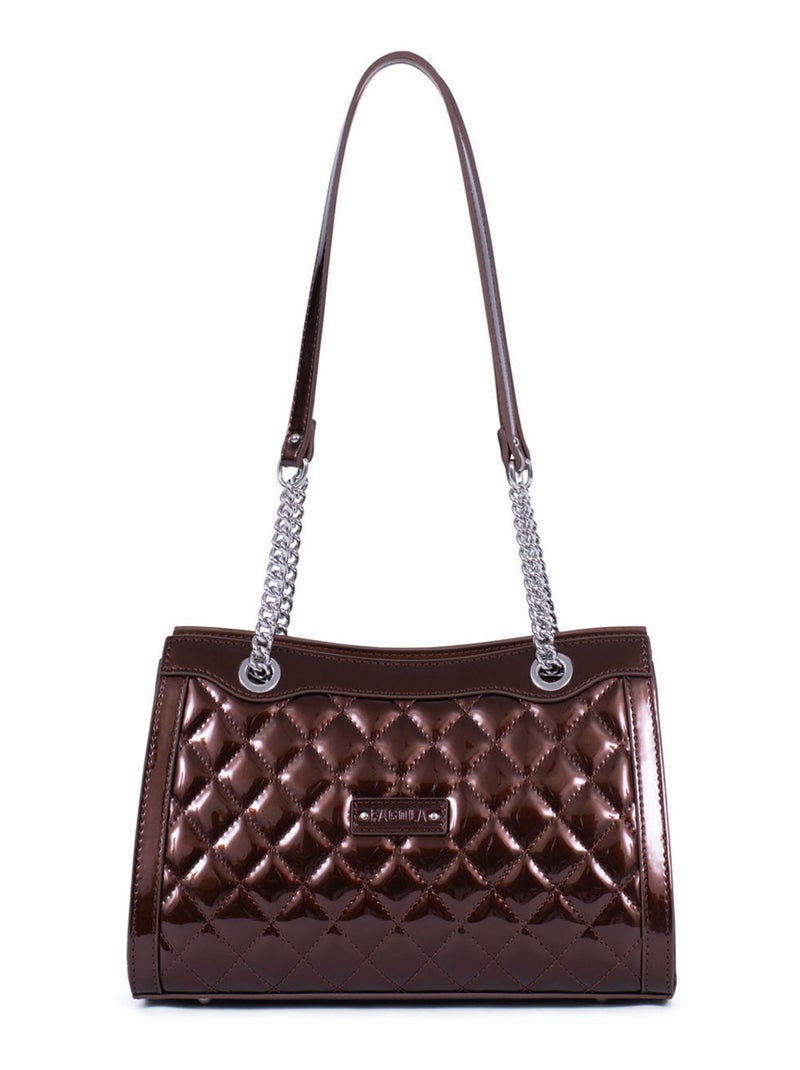 Sac porté épaule 2 anses Bronze - Kiabi