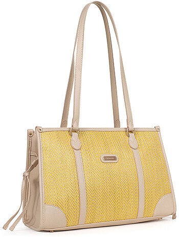 Sac porté épaule 2 anses capri hexagona