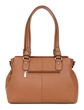 Sac porté épaule 2 anses cuir confort hexagona