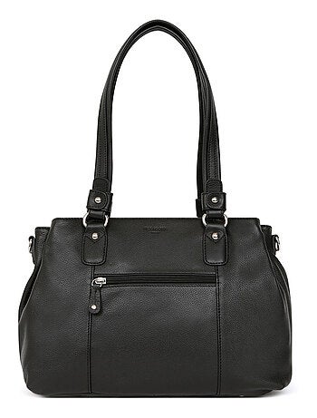 Sac porté épaule 2 anses cuir confort hexagona