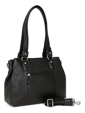 Sac porté épaule 2 anses cuir confort hexagona