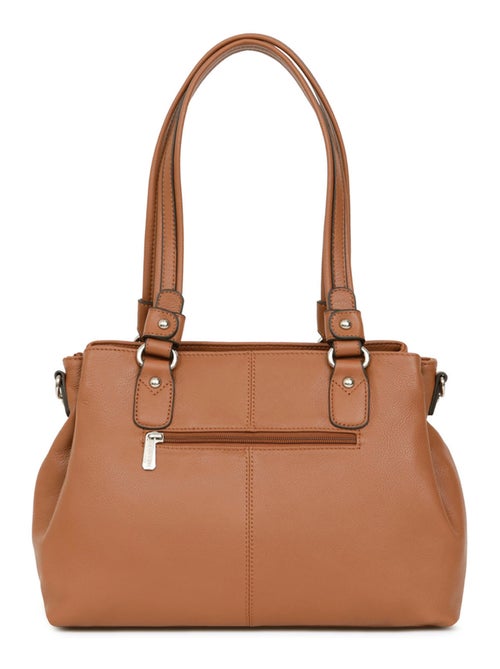 Sac porté épaule 2 anses  Cuir CONFORT - Kiabi