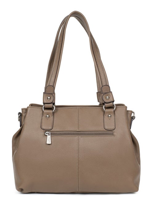 Sac porté épaule 2 anses  Cuir CONFORT - Kiabi